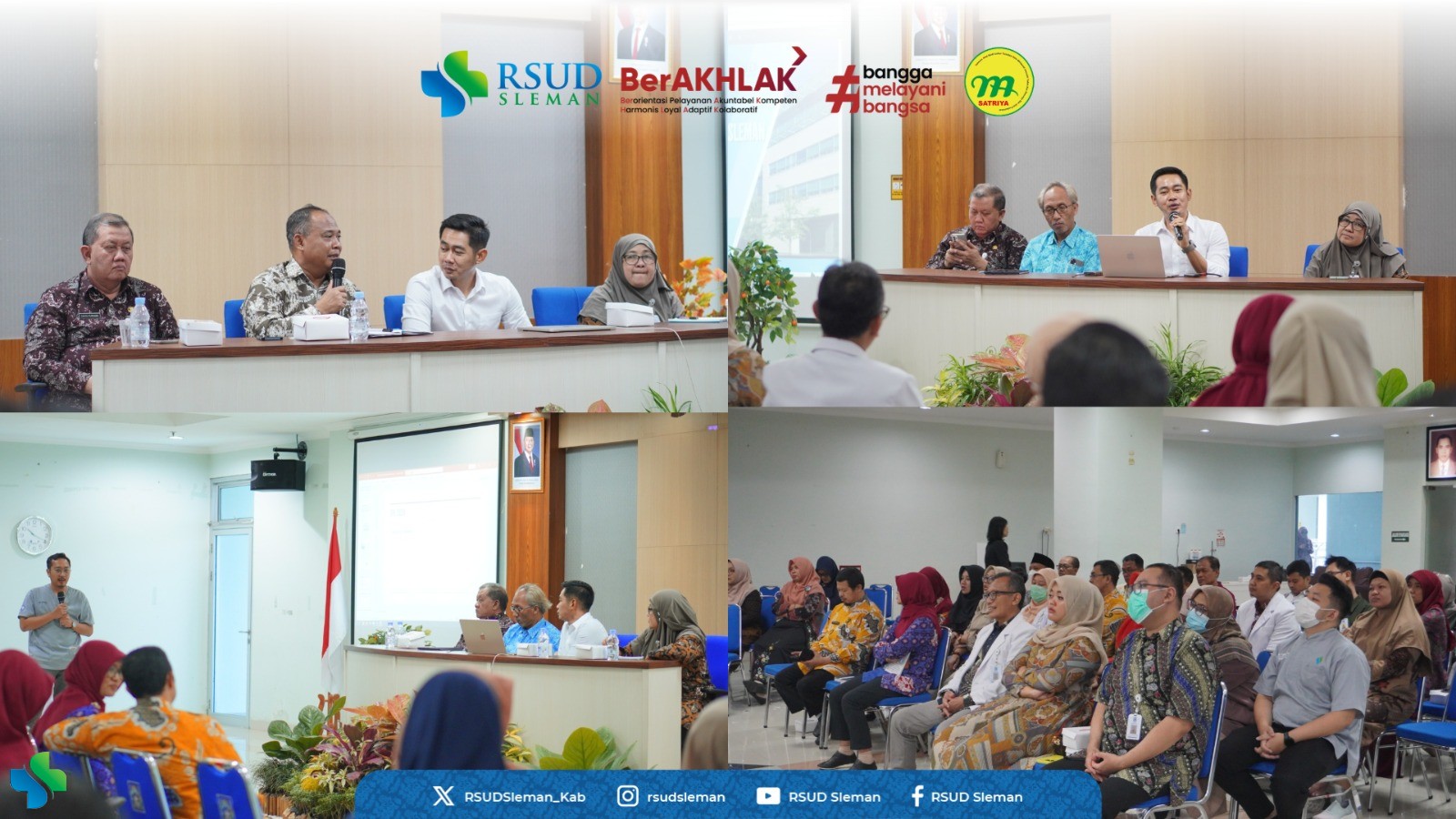 Audensi Bersama Bupati Sleman dan Dewan Pengawas RSUD Sleman